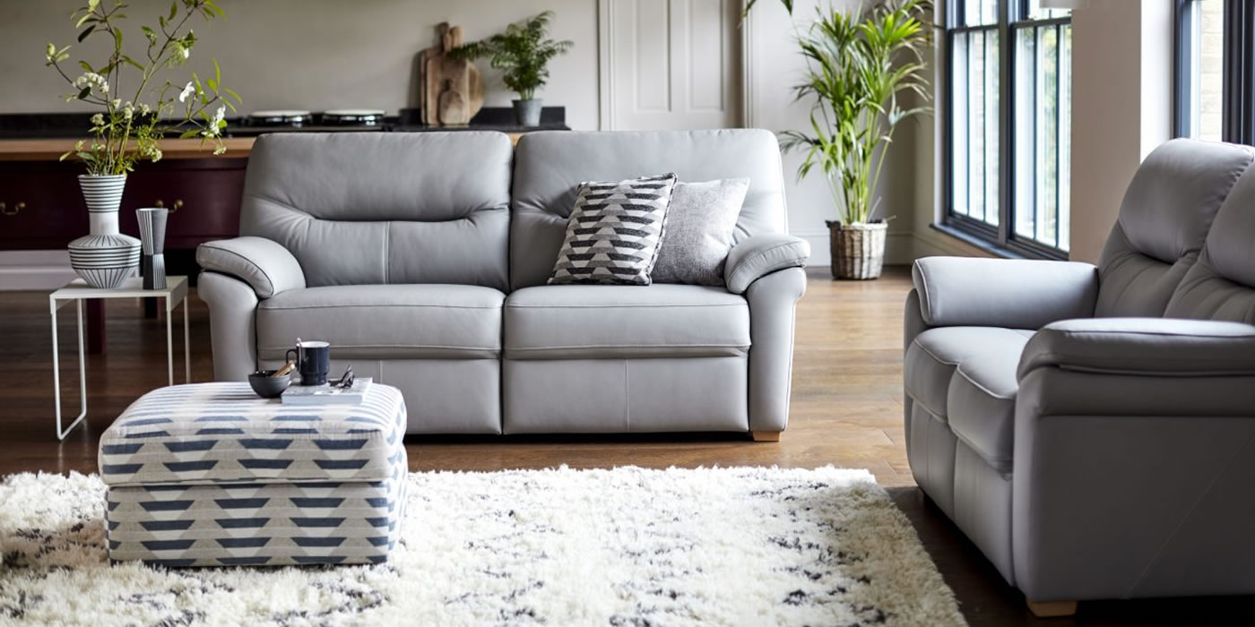 G Plan Seattle leather sofas